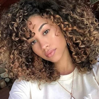 Platinum Blonde Short Curly Bob Wig | 14